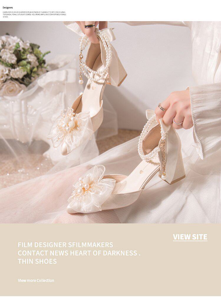 2024休闲中跟休闲凉鞋法式