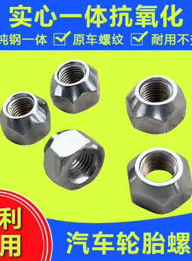 适用吉利轮胎固定螺丝螺帽