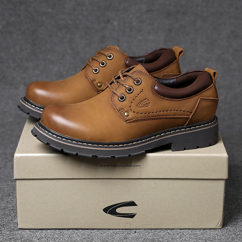 德国骆驼动感软底防滑户外工装鞋