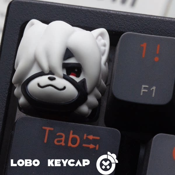 绝区零狼叔个性创意键帽十字树脂按键机械可爱立体卡通动漫键盘,电脑硬件/显示器/电脑周边,键帽,淘宝优惠券,粉丝福利购,淘宝优惠卷