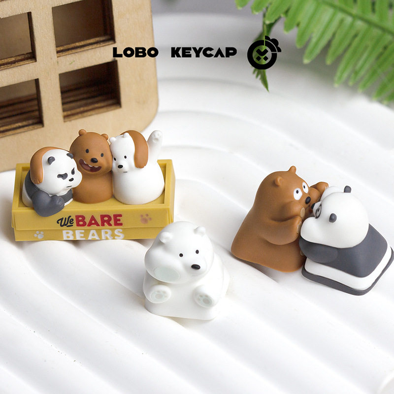 咱们裸熊可爱个性键帽单个创意机械键盘帽树脂客制化ESC礼物,电脑硬件/显示器/电脑周边,键帽,淘宝优惠券,粉丝福利购,淘宝优惠卷