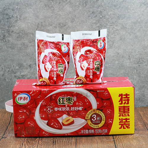 伊利红枣酸奶150g/袋红枣风味