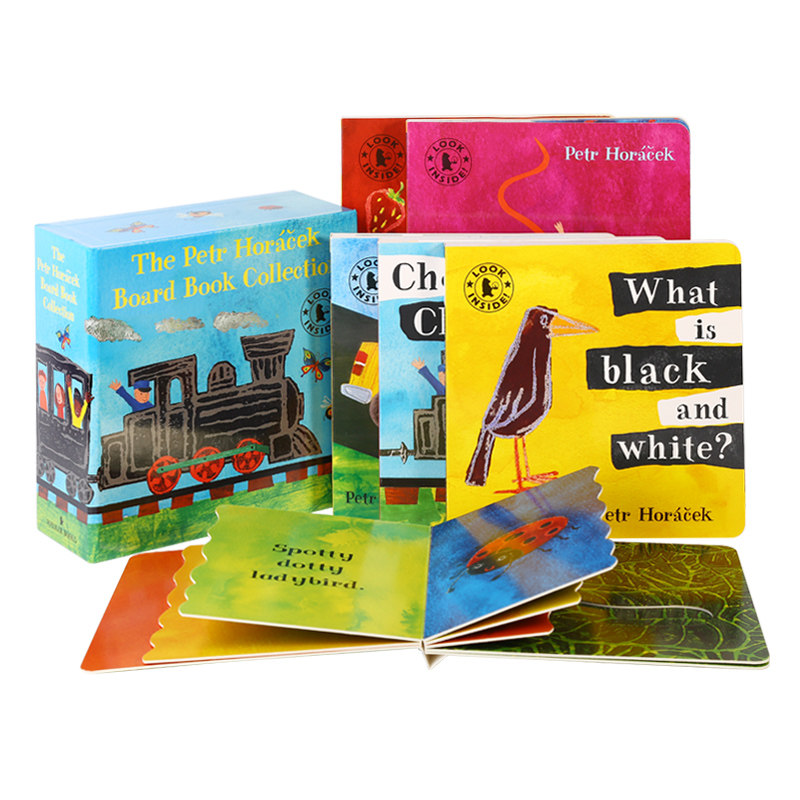 小彼恩点读书petr horacek创意认知纸板书6册宝宝主题早教绘本创意
