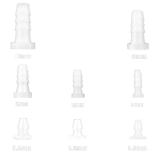 以赛塑料堵头软管胶管水管堵头螺纹外丝堵头4分内丝堵帽各种堵头