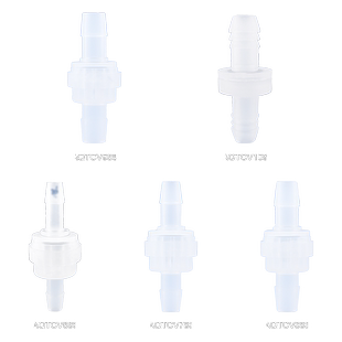 以赛塑料单向阀止回阀胶管逆止阀气体液体单向阀氟胶硅胶单向阀
