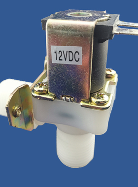 以赛塑料电磁阀4分外丝常闭常开进水阀放水阀12V24V110V220V水阀