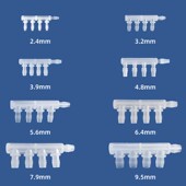 以赛塑料接头边五通接头软管宝塔接头
