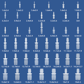 以赛塑料接头变径直通等径二通接头PP塑料宝塔软管胶管水管接头