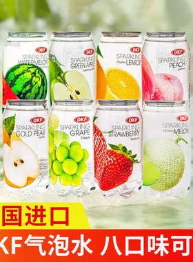 OKF韩国进口水果味气泡水350ml*6瓶