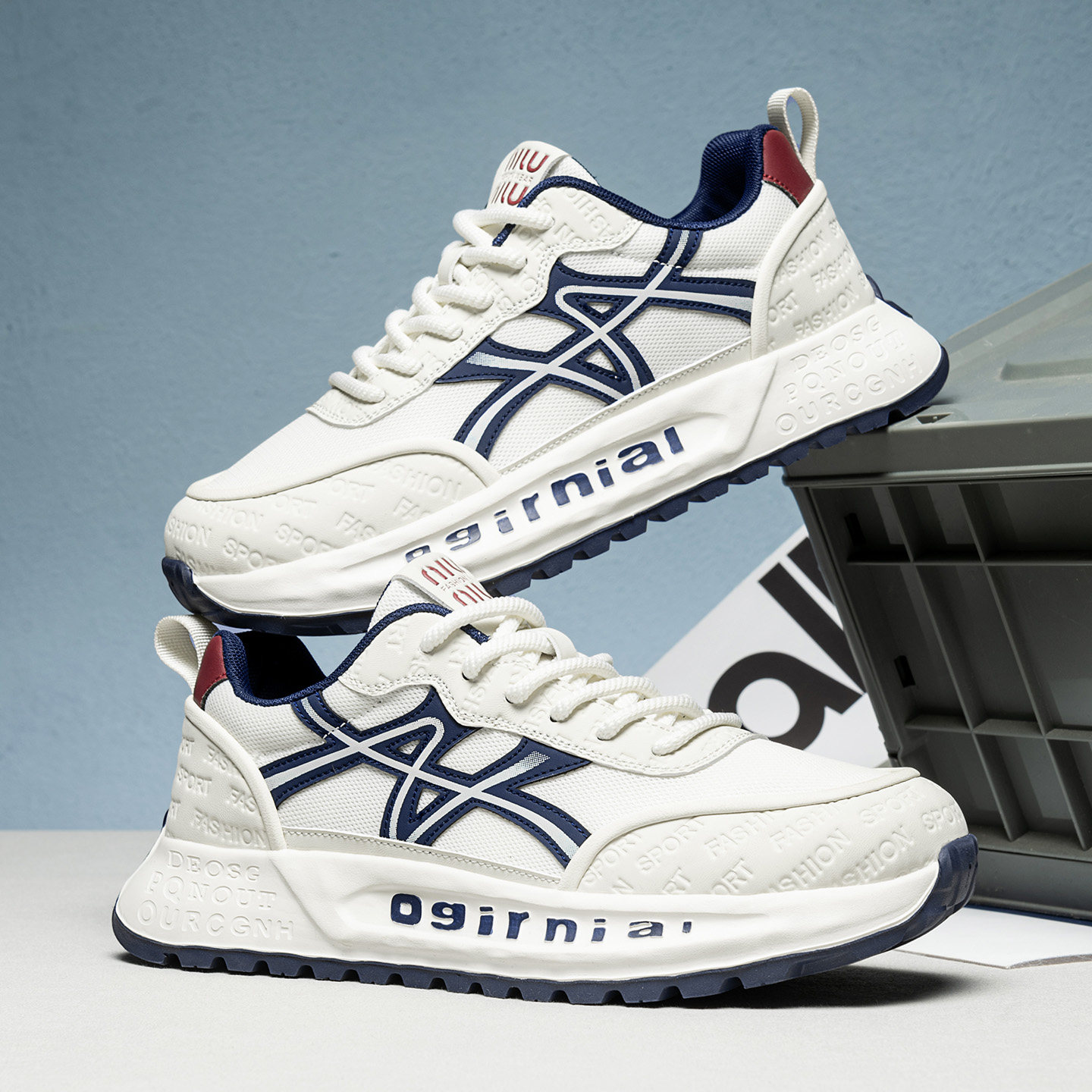 男鞋2026新款潮牌时尚阿甘鞋男士高级感春秋款增高休闲运动鞋潮鞋,流行男鞋,时尚休闲鞋,淘宝优惠券,粉丝福利购,淘宝优惠卷