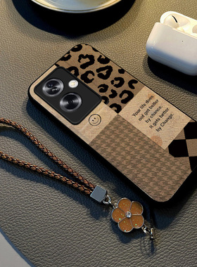 适用于oppoa2手机壳新款a2m保护套布纹硅胶realme真我v25全包防摔GT挂绳女款男网红v20高级感v11超薄潮牌v5