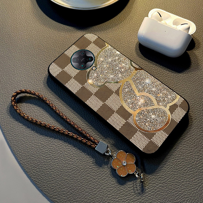 适用红米k30pro布纹简约保护套