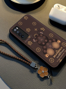 适用于华为nova7手机壳新款nova7pro保护套硅胶全包防摔布纹nova7se活力版挂绳手链nova6网红女款高级感卡通