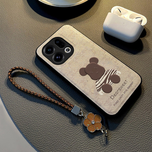 适用于oppofindx9手机壳新款 潮牌高级感外壳 findx9pro保护套OPPO硅胶挂绳手链FINDX9全包防摔findx9网红女款