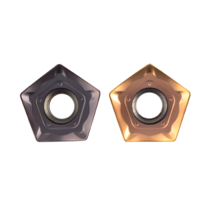 PQT数控铣刀片东芝款70度双面十角快进给平面钢件不锈钢 PNMU0905