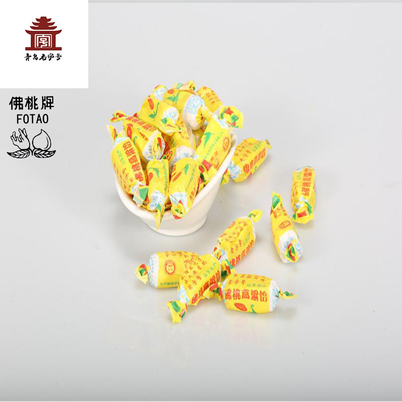 高粱饴软糖山东青岛特产原味山楂苹果绿豆红枣草莓6口味混装两斤