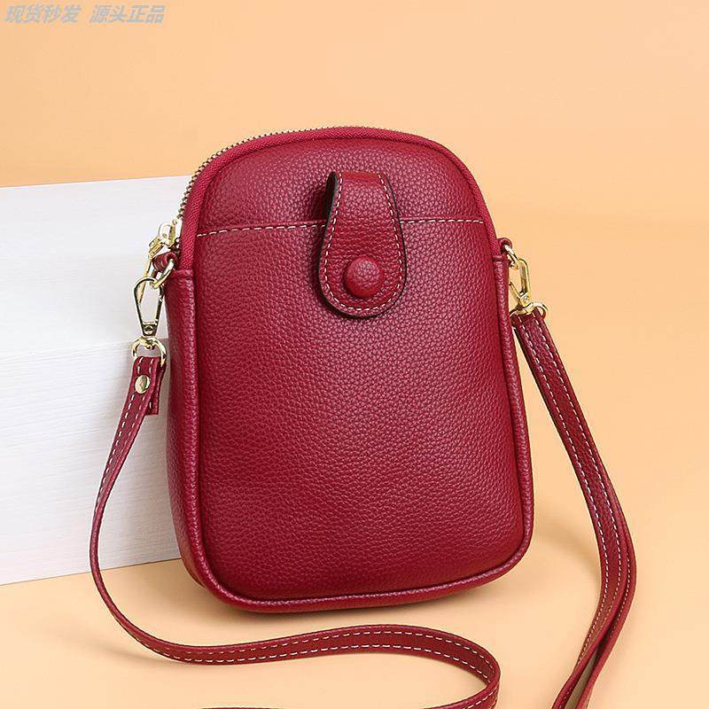 手机包女斜挎包新款时尚竖款单肩百搭韩系迷你洋气小包包女小挎包