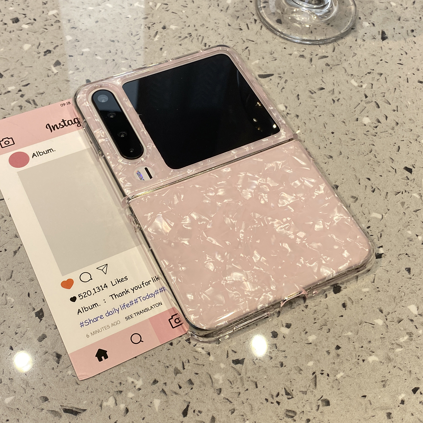 【每日新品】高级感贝壳纹适用华为purax手机壳Pocket2小米mixflip2超好pura女x折叠屏s三星zflip7典藏版6软5