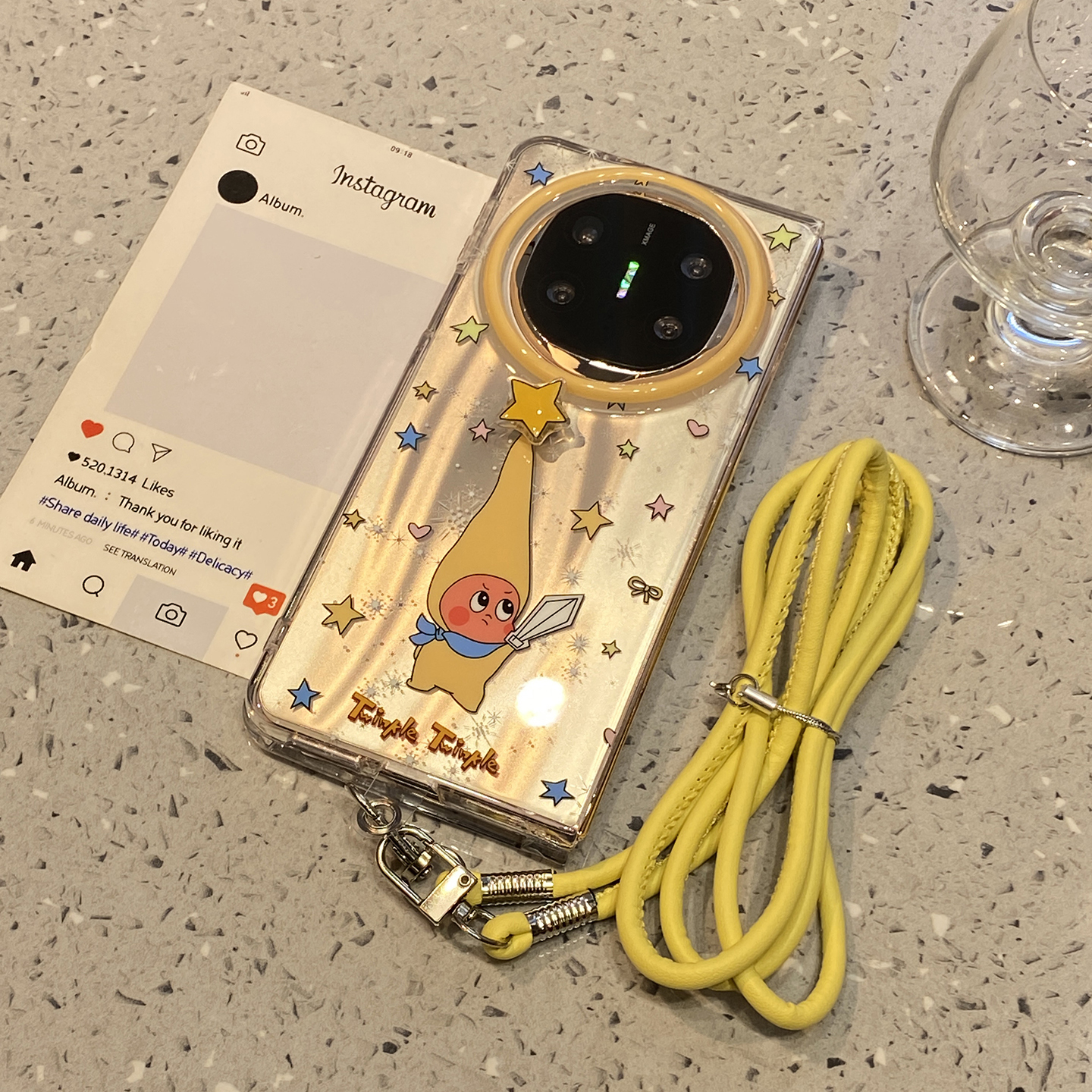 可爱卡通星星人适用于华为x6手机壳matex5外壳matex6典藏版matex3全包外屏壳x5新款x3折叠屏mate保护套高级感