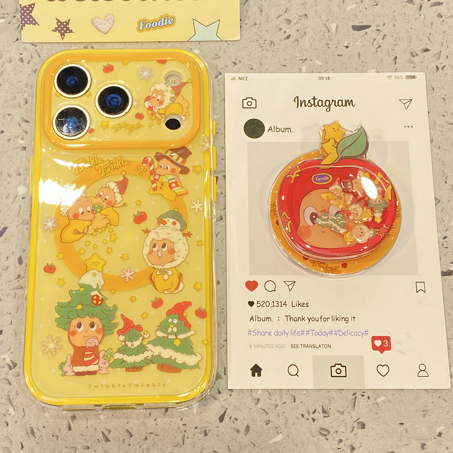 【每日新品】可爱圣诞树星星人适用于iphone17promax手机壳苹果15保护套14磁吸支架13新款16pro小众max手机套