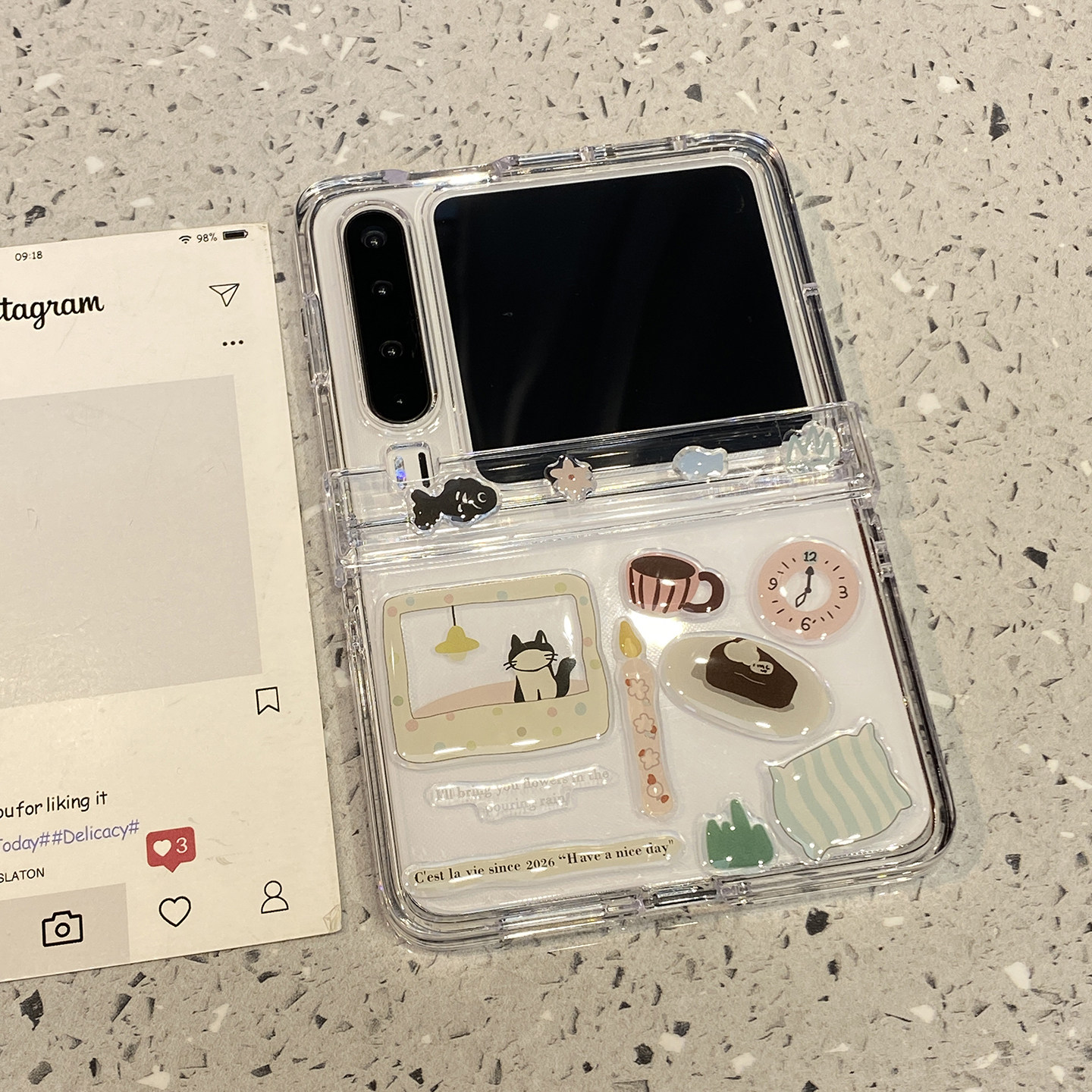 【每日新品】小众ins可爱猫咪贴纸中轴保护适用华为purax手机壳pura/x折叠屏典藏版透明超好看外壳透明新款女,3C数码配件,手机保护套/壳,淘宝优惠券,粉丝福利购,淘宝优惠卷