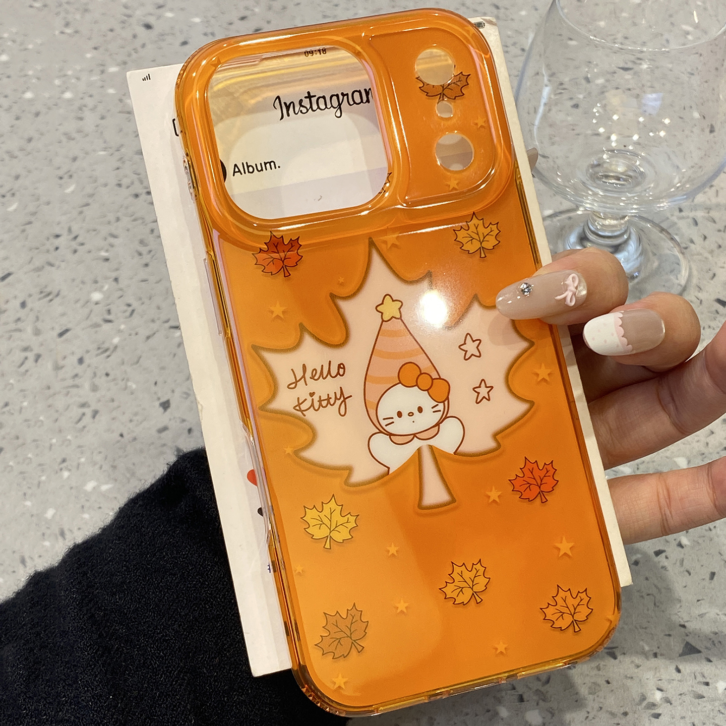 【每日新品】星宇橙枫叶kt猫适用于iphone16手机壳苹果15保护套14全包13新款17promax防摔16pro个性max手机套