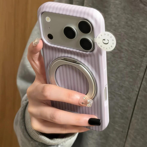 高级感紫条纹支点壳适用于苹果18promax手机壳iphone17pro保护套16pro新款15/17pm超好看独特外壳超火巨好看