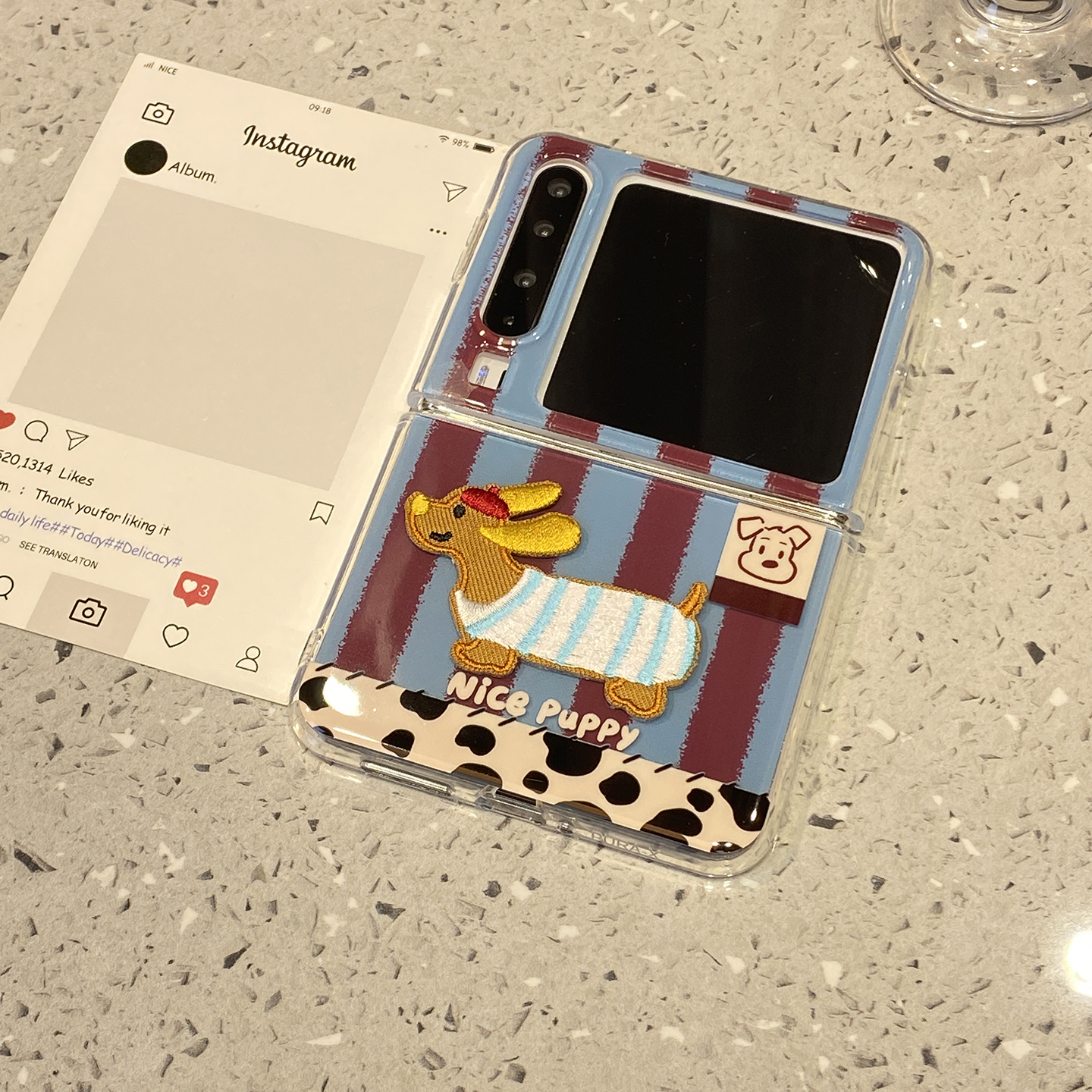 可爱卡通刺绣腊肠狗适用华为purax折叠屏手机壳Pocket2链条pura/x典藏版外壳女超好看全包防摔巨好看独特超火