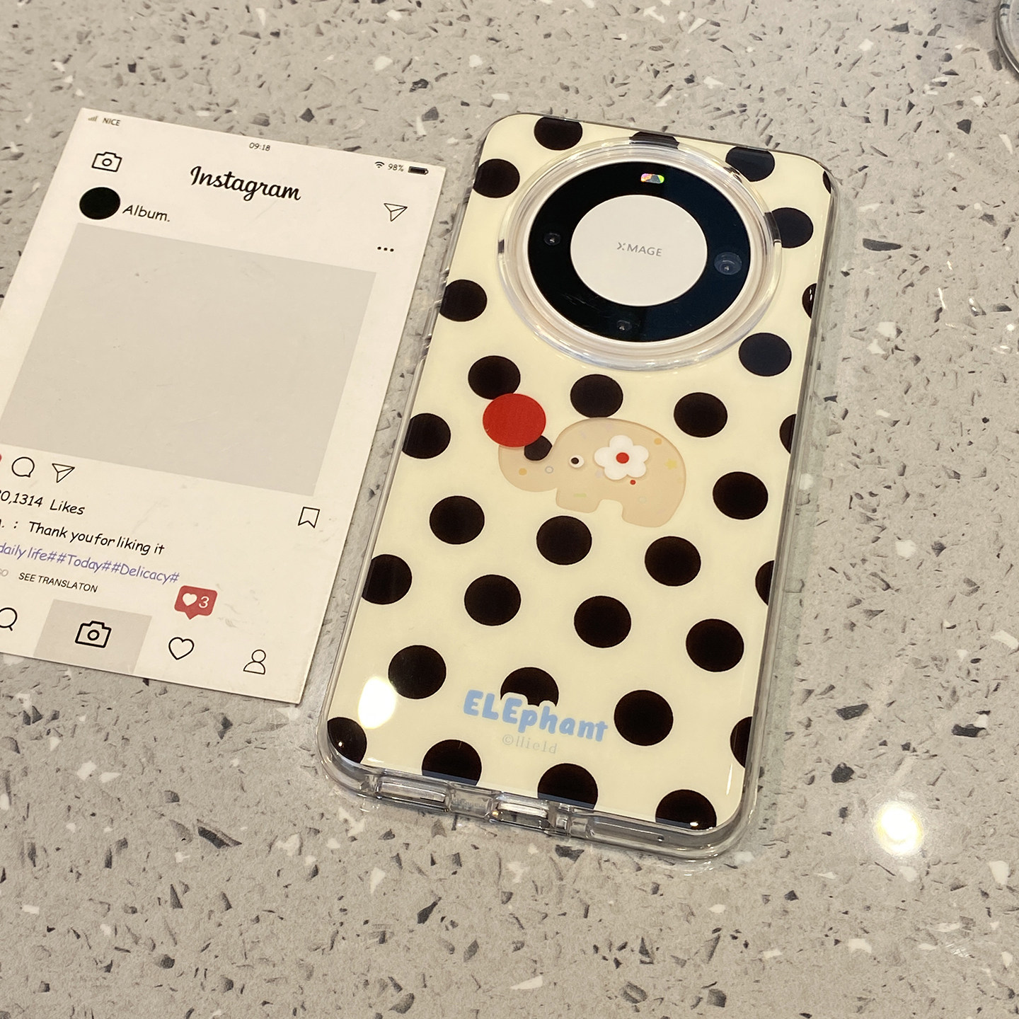 韩系ins简约波点立体大象鼻子适用华为mate70pro手机壳mate60pro新款pura80外壳pura70高级感p70保护套小众款,3C数码配件,手机保护套/壳,淘宝优惠券,粉丝福利购,淘宝优惠卷