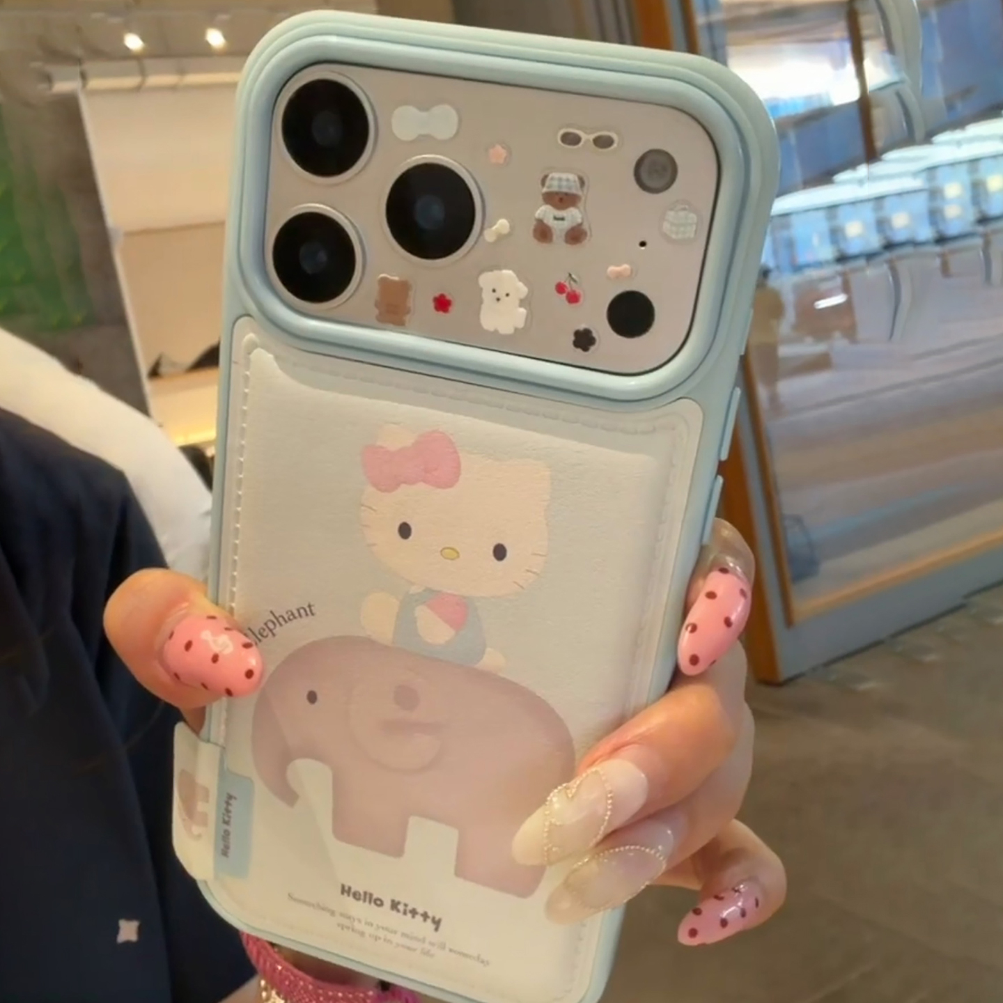 【每日新品】可爱骑大象kt猫适用于iphone17手机壳苹果15保护套14皮纹13新款17promax小众16pro超火max手机套