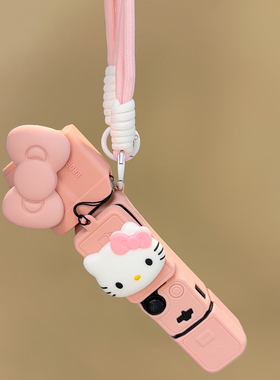 卡通少女可爱卡通适用大疆pocket3保护壳pk3保护套硅胶镜头云台相机防刮配件带挂绳女保护盖不撞款防摔高级感