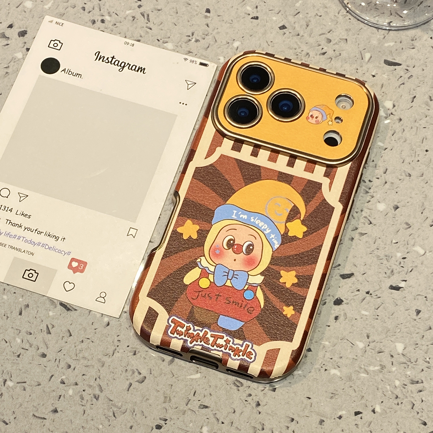 可爱秋冬小丑星星人适用于苹果15手机壳iphone16保护套14全包13新款17promax小众16pro超火max手机套网红爆款