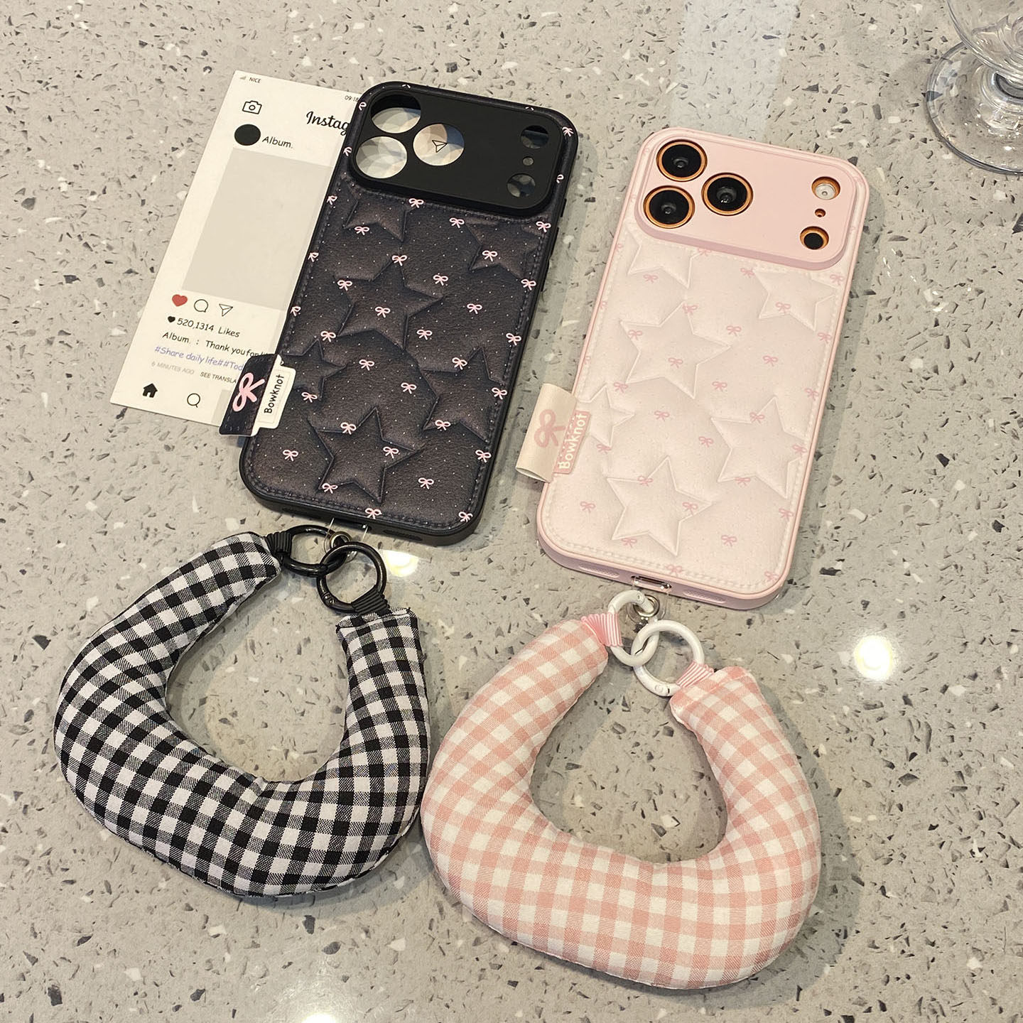 高级感印压皮质星星适用于iphone17pro手机壳苹果16保护套14超好看13全包新款15promax外壳max小众手机套网红