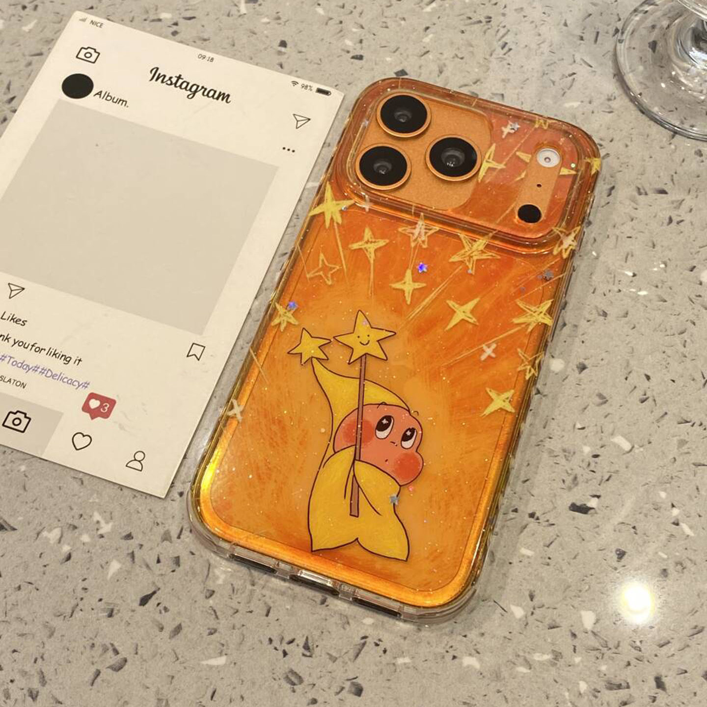 趣味可爱卡通闪粉星星人适用于苹果17pro手机壳iphone16保护套14全包13网红新款15promax超好看max独特手机套,3C数码配件,手机保护套/壳,淘宝优惠券,粉丝福利购,淘宝优惠卷