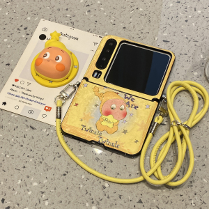 可爱卡通星星人适用华为purax折叠屏手机壳p50外壳Pocket2小米mixflip2女三星zflip7磁吸6支架5/pura/x典藏版