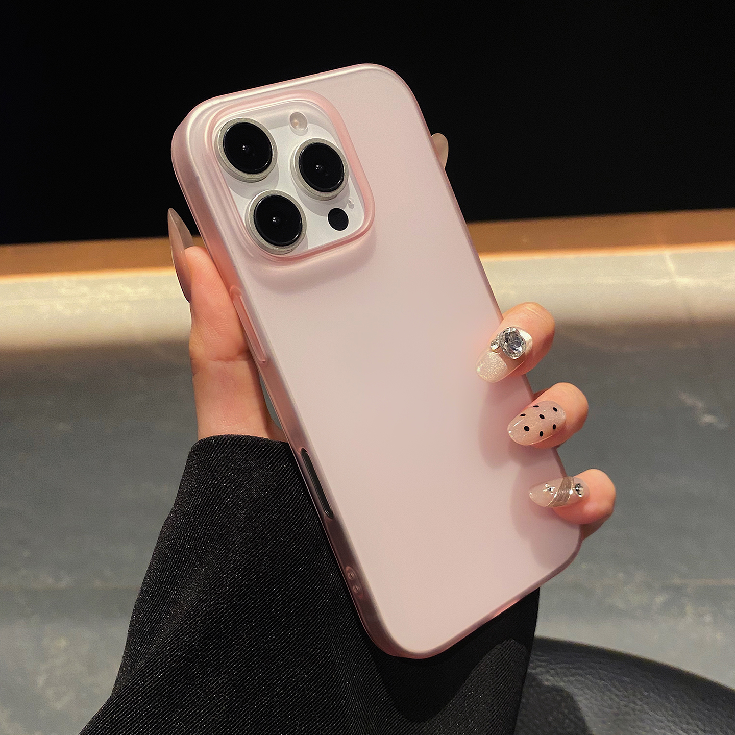 超薄磨砂适用于苹果15手机壳iphone16保护套14防摔13全包12新款15promax高级16pro简约plus防指纹max手机套11