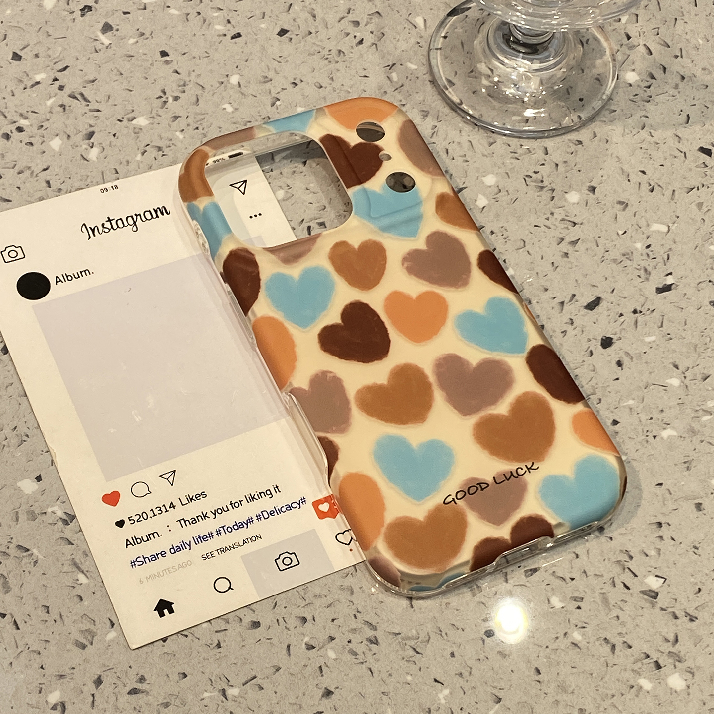 【每日新品】秋冬高级感油画彩色爱心适用于iphone17pro手机壳苹果16保护套14磨砂13全包新款15promax防摔max