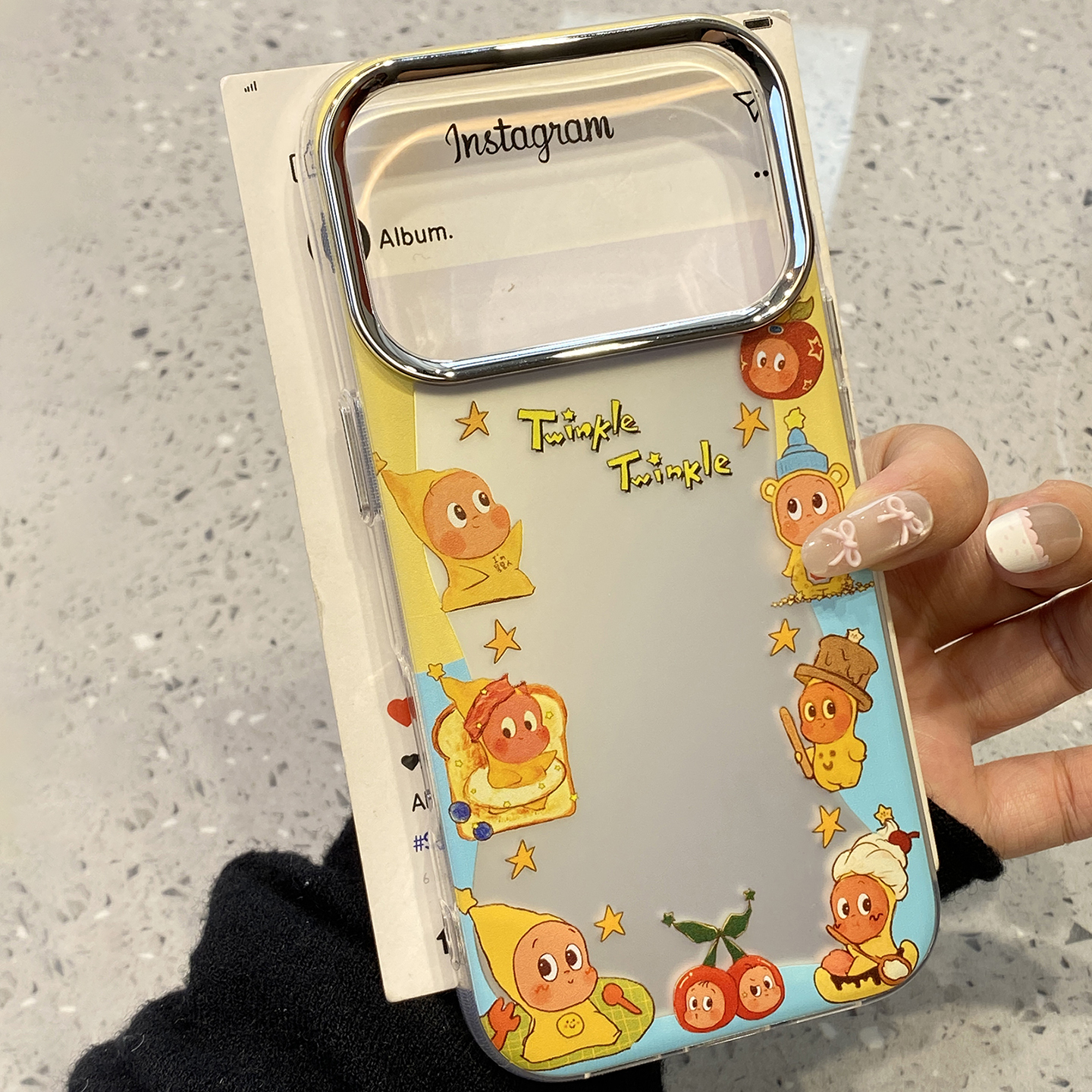 【每日新品】可爱围边星星人适用于iphone15手机壳苹果17promax保护套14全包13防摔新款16pro不撞款max手机套