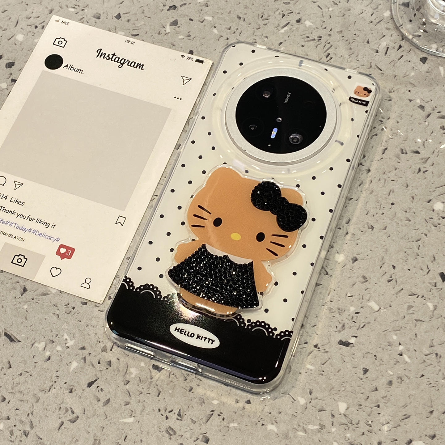 【每日新品】可爱波点KT猫适用华为mate70pro手机壳mate60pro保护套新款pura80外壳pura70p高级感p70超好看女