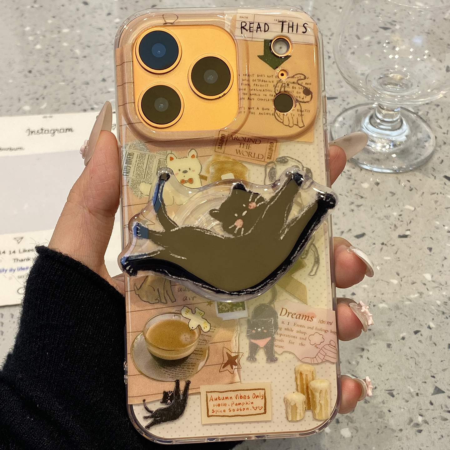 【每日新品】狗狗猫咪适用于iphone16手机壳苹果15保护套14支架13防摔新款17promax全包16pro不撞款max手机套