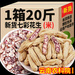 2025新云南七彩花生米商用批发晒干七彩带壳生熟普洱孟连特产整箱