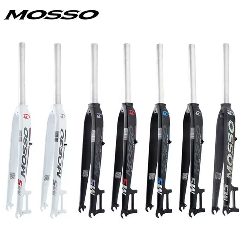 新款MOSSO 超轻硬叉MD3 M3 M5 26 27.5 29寸纯碟V刹山地车前叉A柱