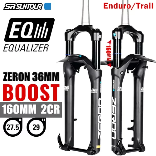 三拓SUNTOUR DUROLUX RAIDON ZERON前叉山地自行车27.5/29寸BOOST