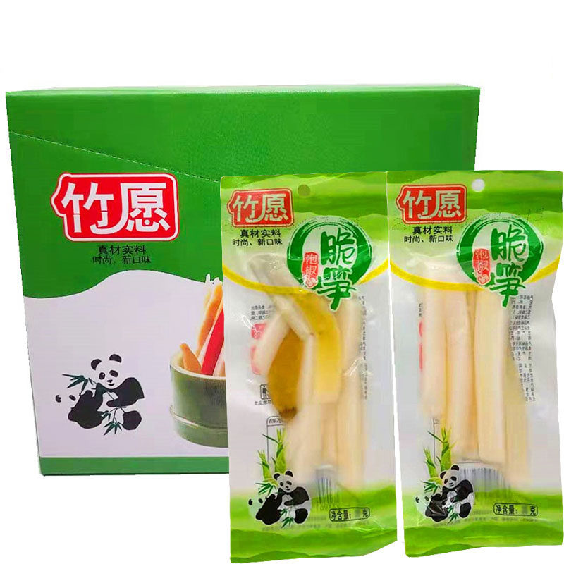 泡椒脆笋小包装休闲零食四川特产爽口泡菜开胃下饭菜酸辣脆笋整盒