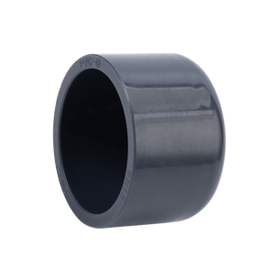 顶建UPVC管帽内插堵头管堵闷头工业化工给水管件PVC管堵头50 110