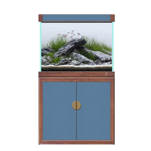 睿美七秒鱼缸系列7s风清客厅家用中型生态超白玻璃底滤水族箱