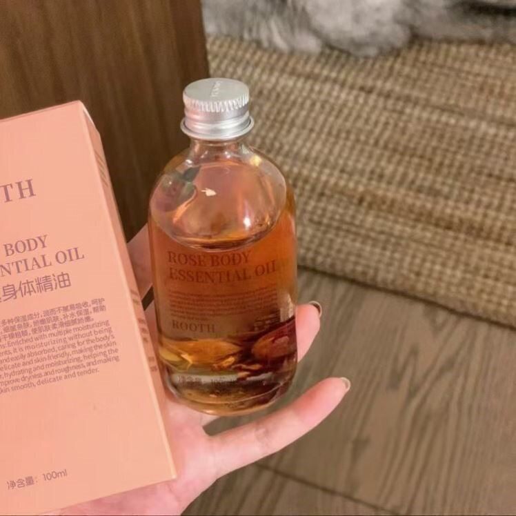 ROOTH玫瑰身体精油100ml保湿滋润全身体按摩油润肤油改善干燥粗糙