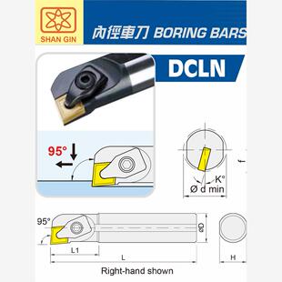 台湾SHAN GIN三井S32S MDUNR 刀片刀粒DNMG150408MA 15内径车刀