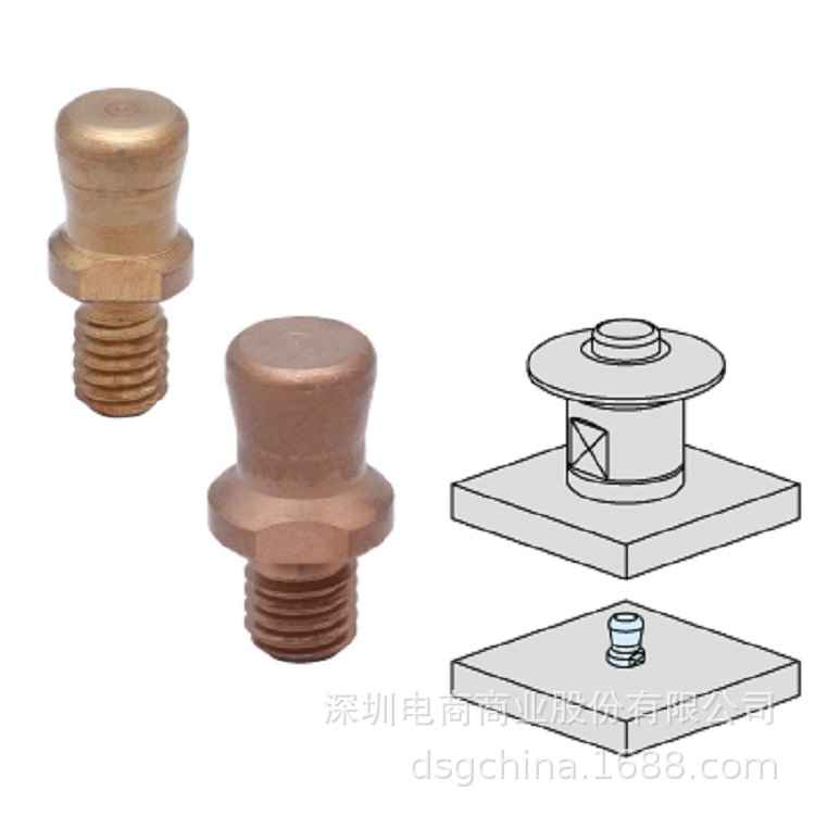 日本IMAO今尾锁紧器QCPC0625-M4-SUS夹紧销(锥型)现货供应