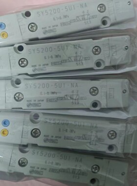 日本原装进口SMC五通电磁阀SY5200-5U1-NA